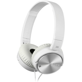 Sony MDRZX110NAW.CE7 - Auricular Plegable (cancelación de Ruido, autonomía de 80 Horas, micrófono Incorporado, Control Remoto