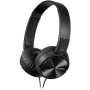 Sony MDRZX110NAW.CE7 - Auricular Plegable (cancelación de Ruido, autonomía de 80 Horas, micrófono Incorporado, Control Remoto