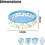 Bestway 51008 kids' play pool - Piscina para niños (Estampado, Multicolor, 102X25 Cm)