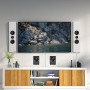 Kayqbonke Canaleta para cables de 3 metros, base de PVC, color blanco, autoadhesiva, D30 para exteriores, bandeja para cables,