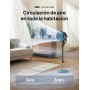 Dreo Bedroom Fan, 80° Oscillating Standing Fan, Quiet to 25dB, 25m/s for Office, 90° Manual Vertical, 3 Speed, Remote Control,