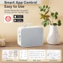 Pristar P15 Etiquetadora Mini Impresora de Etiquetas Portátil Térmica, Adhesivas Label Maker Compatible con iOS y Android, para