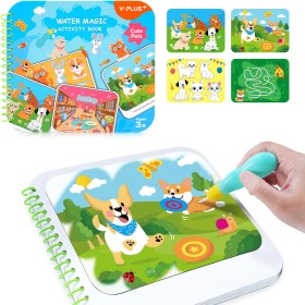 Y-Plus YPLUS Libro Magico Pintar con Agua para Niños, Juguetes de Viaje sin Desorden para Colorear para Niños Pequeños, Libro