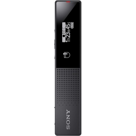Sony ICDTX660.CE7 Grabadora de Voz Digital Ultrafina con Pantalla OLED, Color Negro