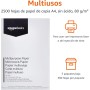 Amazon Basics Papel multiusos para impresora A4 80gsm, 2500 Unidad, 5 Paquetes de 500, Blanco