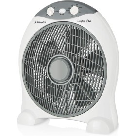 Orbegozo BF 1030 Floor Fan, 45 W, 3 Ventilation Speeds, Timer up to 2 Hours, Anti-Tipping Safety Device, Carry Handle, 30 cm