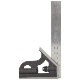 Starrett 10MH-150 - Regla con soporte angular (150 mm, métrica)