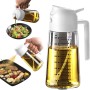 TrendPlain Pulverizador Aceite Spray 470ml - 2 en 1 Spray Aceite Cocina, Dispensadora para Freidora de Aire, Ensaladas, Vinagre