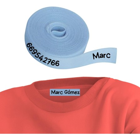 3M Cinta Personalizable Termoadhesiva Para Niños y Para Etiquetar Con Nombre y Marcar en el Cole la Ropa