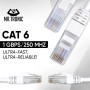 Mr. Tronic Cable Ethernet cat 6 de 30m, Cable de red LAN con Conectores RJ45 Para una Conexión a Internet Rápida y Fiable, con