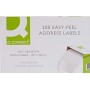 Q-Connect - Etiquetas adhesivas para direcciones (rollo de 200 unidades)