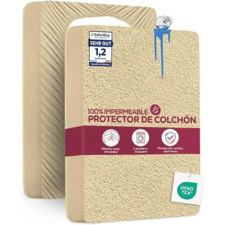 Utopia Bedding Protector Colchón 150 x 200 x 40 cm Impermeable, Certificación Oeko-Tex Funda Colchón, Cubre Colchón