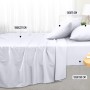 Utopia Bedding Juego de Sabanas 4 Piezas 150x200 - Poliéster Microfibra Cepillada - Oeko-Tex Certificado - Sábana Bajera, Sábana