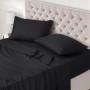 Utopia Bedding Juego de Sabanas 4 Piezas 150x200 - Poliéster Microfibra Cepillada - Oeko-Tex Certificado - Sábana Bajera, Sábana
