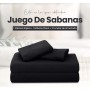 Utopia Bedding Juego de Sabanas 4 Piezas 150x200 - Poliéster Microfibra Cepillada - Oeko-Tex Certificado - Sábana Bajera, Sábana