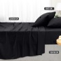 Utopia Bedding Juego de Sabanas 4 Piezas 150x200 - Poliéster Microfibra Cepillada - Oeko-Tex Certificado - Sábana Bajera, Sábana