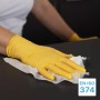 100x ARNOMED® Guantes nitrilo talla M Negro, Guantes desechables quirurgicos y laboratorio, Luvas nitrilo descartaveis sin polvo