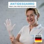 100x ARNOMED® Guantes nitrilo talla M Negro, Guantes desechables quirurgicos y laboratorio, Luvas nitrilo descartaveis sin polvo
