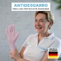 100x ARNOMED® Guantes nitrilo talla M Negro, Guantes desechables quirurgicos y laboratorio, Luvas nitrilo descartaveis sin polvo