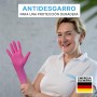 100x ARNOMED® Guantes nitrilo talla M Negro, Guantes desechables quirurgicos y laboratorio, Luvas nitrilo descartaveis sin polvo