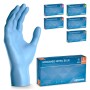 100x ARNOMED® Guantes nitrilo talla M Negro, Guantes desechables quirurgicos y laboratorio, Luvas nitrilo descartaveis sin polvo