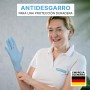100x ARNOMED® Guantes nitrilo talla M Negro, Guantes desechables quirurgicos y laboratorio, Luvas nitrilo descartaveis sin polvo