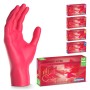 100x ARNOMED® Guantes nitrilo talla M Negro, Guantes desechables quirurgicos y laboratorio, Luvas nitrilo descartaveis sin polvo