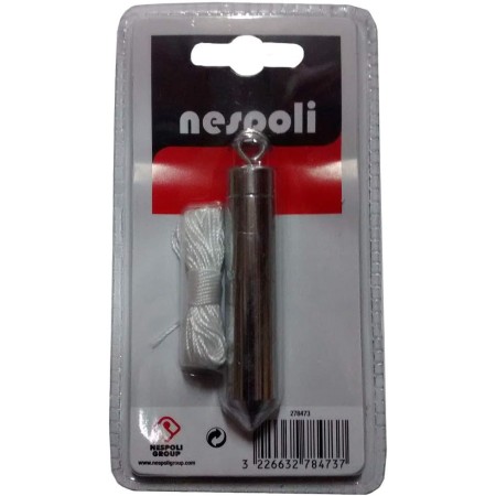 Nespoli Hilo de Plomo para Tapicería, Color Gris, 100 gr, Cuerpo de Acero y Cordel de 5 m