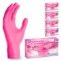 100x ARNOMED® Guantes nitrilo talla M Negro, Guantes desechables quirurgicos y laboratorio, Luvas nitrilo descartaveis sin polvo