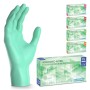 100x ARNOMED® Guantes nitrilo talla M Negro, Guantes desechables quirurgicos y laboratorio, Luvas nitrilo descartaveis sin polvo