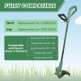 Flaveano Hilo Desbrozadora para Bosch EasyGrassCut Cortabordes, 6 Carretes y 2 Tapas