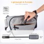 Gritin Luz de Lectura Recargable, Lampara Libro de Lectura con 9 LED/3 Modos de Protección de Los Ojos - Atenuación Continua,
