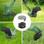 Flaveano Hilo Desbrozadora para Bosch EasyGrassCut Cortabordes, 6 Carretes y 2 Tapas
