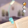 Gritin Luz de Lectura Recargable, Lampara Libro de Lectura con 9 LED/3 Modos de Protección de Los Ojos - Atenuación Continua,