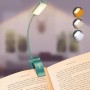 Gritin Luz de Lectura Recargable, Lampara Libro de Lectura con 9 LED/3 Modos de Protección de Los Ojos - Atenuación Continua,