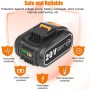 Paquete de 2 baterías de repuesto de 5.0 Ah para batería Worx de 20 V WA3553 de iones de litio para batería Worx de 20 V WA3551