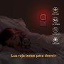 YUNLEX Lámpara de Noche Enchufable 2 Unidades, Luz Tenue Roja Nocturna, Encendido Automático al Anochecer y Apagado al Amanecer,