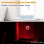 YUNLEX Lámpara de Noche Enchufable 2 Unidades, Luz Tenue Roja Nocturna, Encendido Automático al Anochecer y Apagado al Amanecer,