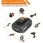 Paquete de 2 baterías de repuesto de 5.0 Ah para batería Worx de 20 V WA3553 de iones de litio para batería Worx de 20 V WA3551