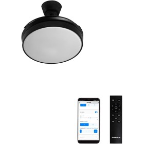 CREATE / WIND CLEAR S/Ceiling fan with black light with remote control and Wi-Fi/40W, Ø91 cm, timer, 6 speeds, retractable