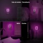 YUNLEX Lámpara de Noche Enchufable 2 Unidades, Luz Tenue Roja Nocturna, Encendido Automático al Anochecer y Apagado al Amanecer,