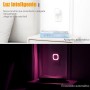 YUNLEX Lámpara de Noche Enchufable 2 Unidades, Luz Tenue Roja Nocturna, Encendido Automático al Anochecer y Apagado al Amanecer,