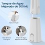 Irrigador Bucal Portatil, Vimmk Irrigador Dental Inalámbrico Profesional 8 Boquillas 5 Modos, IPX7 Impermeable 300ML USB-C