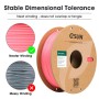 eSUN PLA Filamento 1.75mm, PLA Basic 3D Impresora Filamento Precisión Dimensional +/- 0.05mm, Carrete de 1KG (2.2 LBS) PLA