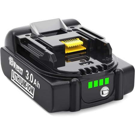 MoeuGreenBattX Batería para Makita Bateria 18V: 3Ah Li-Ion Batería Compatible BL1850B BL1860B BL1830B 194205-3 LXT400