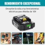 MoeuGreenBattX Batería para Makita Bateria 18V: 3Ah Li-Ion Batería Compatible BL1850B BL1860B BL1830B 194205-3 LXT400