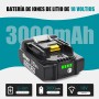 MoeuGreenBattX Batería para Makita Bateria 18V: 3Ah Li-Ion Batería Compatible BL1850B BL1860B BL1830B 194205-3 LXT400