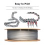 eSUN PLA Filamento 1.75mm, PLA Basic 3D Impresora Filamento Precisión Dimensional +/- 0.05mm, Carrete de 1KG (2.2 LBS) PLA