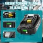 MoeuGreenBattX Batería para Makita Bateria 18V: 3Ah Li-Ion Batería Compatible BL1850B BL1860B BL1830B 194205-3 LXT400