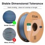 eSUN PLA Filamento 1.75mm, PLA Basic 3D Impresora Filamento Precisión Dimensional +/- 0.05mm, Carrete de 1KG (2.2 LBS) PLA